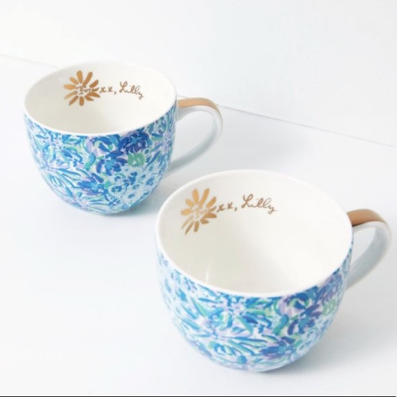 Lilly Pulitzer Ceramic Mugs Set - Picture 2 of 6